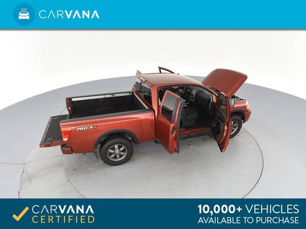 2015 Nissan Titan King Cab PRO-4X Pickup 4D 6 1/2 ft pickup Red - for sale in Indianapolis, IN – photo 14
