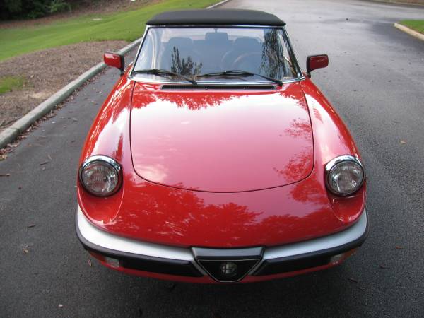 1984 Alfa Romeo Spider ; Red; 46 K. Miles !! for sale in Tucker, GA – photo 3