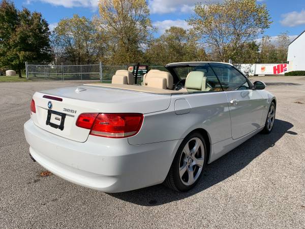 2008 BMW 328i hard top convertible 67k miles White w/Tan leather for sale in Jeffersonville, KY – photo 6