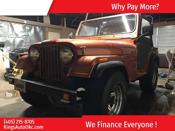 1981 Jeep CJ 4WD 2dr Utility CJ5 500 down with trade ! BAD OR GOOD I... for sale in Oklahoma City, OK