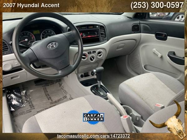 2007 Hyundai Accent GLS 4dr Sedan - - by dealer for sale in Tacoma, WA – photo 11
