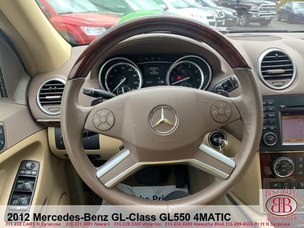 2012 MERCEDES-BENZ GL-CLASS GL550 4MATIC! 4WD! FULLY LOADED! 3RD ROW! for sale in Syracuse, NY – photo 23