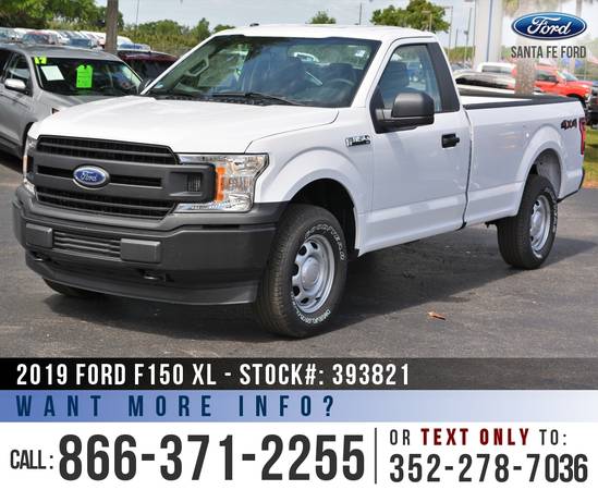 *** 2019 FORD F150 XL 4WD *** SAVE Over $7,000 off MSRP! for sale in Alachua, GA – photo 3