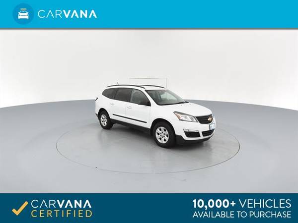 2016 Chevy Chevrolet Traverse LS Sport Utility 4D suv White - FINANCE for sale in Fort Wayne, IN – photo 9