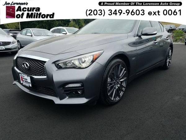 2016 INFINITI Q50 sedan 4dr Sdn 3.0t Red Sport 400 AWD (GRAPHITE... for sale in Milford, CT – photo 6