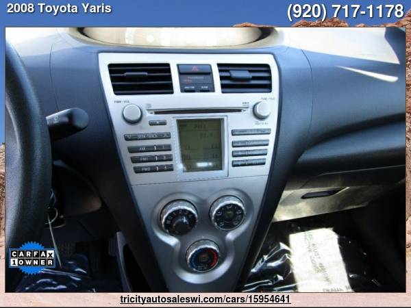 2008 TOYOTA YARIS BASE 4DR SEDAN 4A Family owned since 1971 - cars & for sale in MENASHA, WI – photo 14