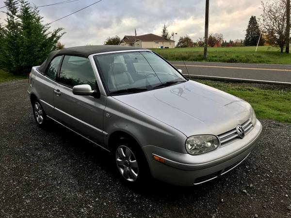 2002 Volkswagen Cabrio GLX Only 83k Miles 30 Mpg for sale in Vancouver, OR – photo 3