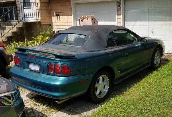 1998 Mustang GT Green Convertible Collectors Item MINT Low Miles for sale in NEW YORK, NY – photo 3