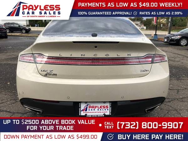 2014 Lincoln MKZ Hybrid FOR ONLY 268/mo! - - by for sale in south amboy, NJ – photo 8