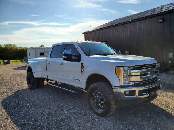 2017 FORD F350 LARIAT 4X4 CCLB DUALLY 6.7 POWERSTROKE LIFTED SOUTHERN for sale in BLISSFIELD MI, OH