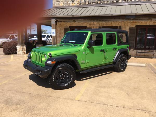 2018 Jeep Wrangler Unlimited Sport - cars & trucks - by dealer -... for sale in Tyler, TX