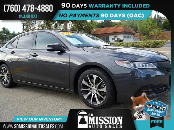 2015 Acura TLX FOR ONLY $263/mo! - cars & trucks - by dealer -... for sale in Vista, CA
