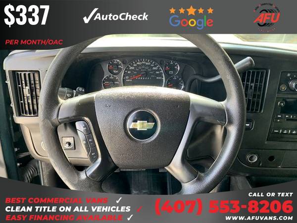 337/mo - 2014 Chevrolet Express 1500 Cargo Van 3D 3 D 3-D - cars & for sale in Kissimmee, FL – photo 11