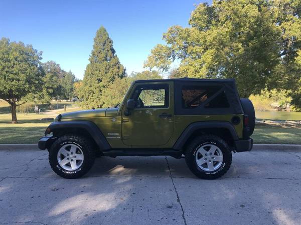 2010 JEEP WRANGLER 2DR SPORT 4X4 6SPEED MANUAL LN BFGS ALL STOCCK 108K for sale in Tulsa, OK