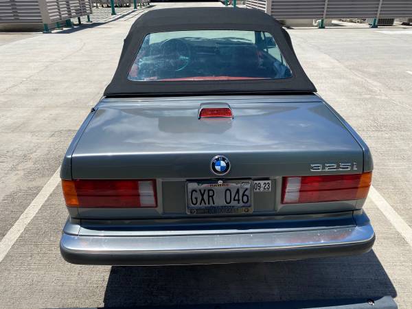 87 BMW 325i Cabrio, 5speed Manual, Very Clean, New Top, Must See e30 for sale in Honolulu, HI – photo 11