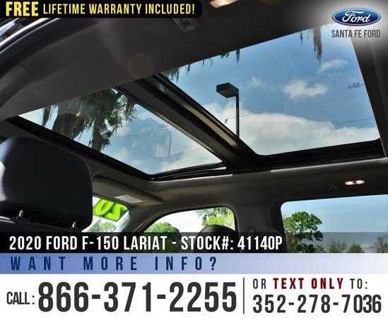 2020 FORD F150 LARIAT Bed Liner, Sunroof, Running Boards for sale in Alachua, FL – photo 21