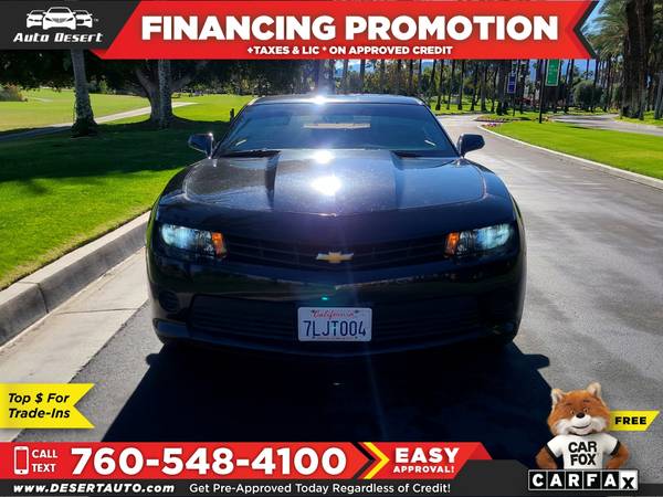 2015 Chevrolet Camaro 2LS 2 LS 2-LS 2LS 2 LS 2-LS Only 298/mo! Easy for sale in Palm Desert , CA – photo 13