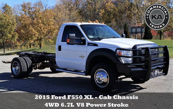 2015 Ford F550 XL - Cab Chassis - 4WD 6 7L V8 Power Stroke (A53512) for sale in Dassel, MN