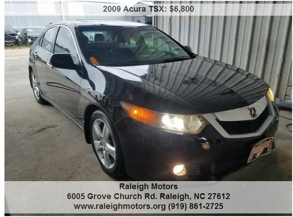 2009 Acura TSX 230,166 Miles Black for sale in Raleigh, NC