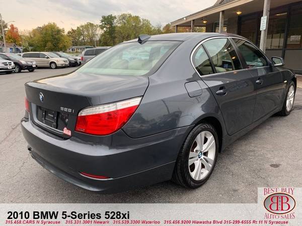 2010 BMW 5-SERIES 528XI! LOADED! SUNROOF! PUSH START! WE DO FINANCING! for sale in Syracuse, NY – photo 3