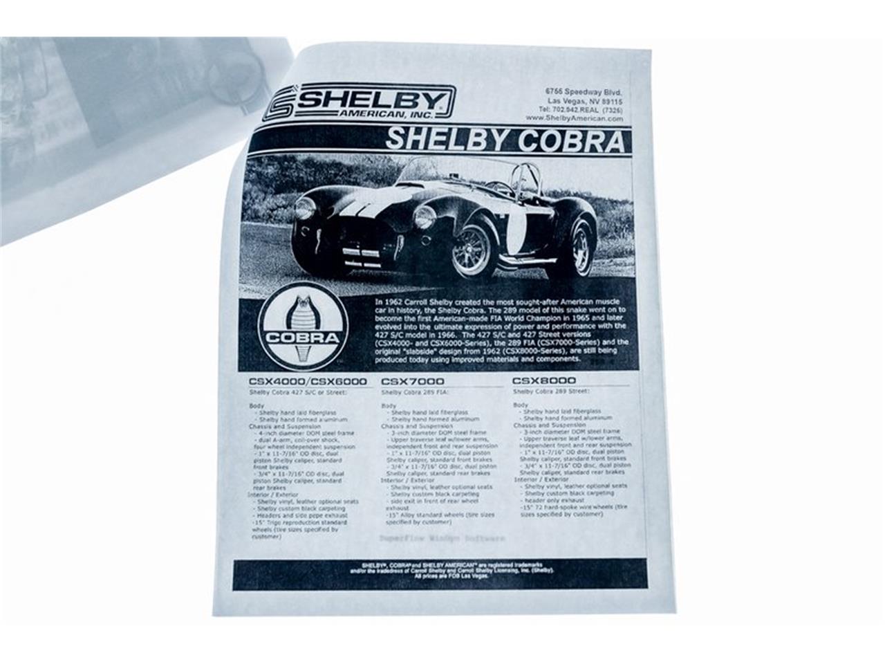 1965 Shelby Cobra for sale in Plymouth, MI – photo 86