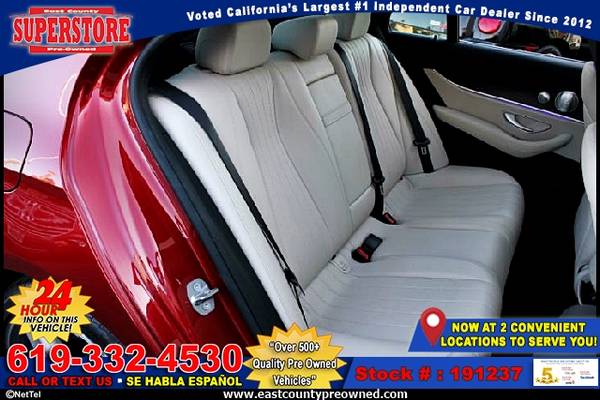 2017 MERCEDES-BENZ E-CLASS E 300 sedan-EZ FINANCING-LOW DOWN! for sale in El Cajon, CA – photo 19