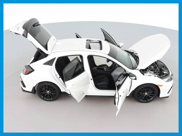 2020 Honda Civic Sport Touring Hatchback 4D hatchback White for sale in Collinsville, CT – photo 20