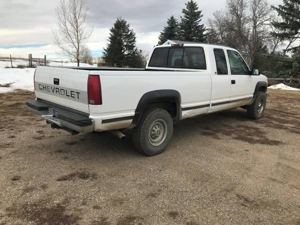 1997 Chevrolet K2500 extended cab, long box, 4x4, 6.5 turbo diesel -... for sale in Lewistown, MT – photo 7