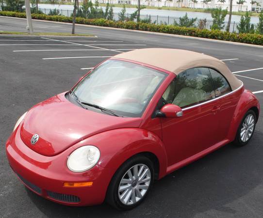 2008 VOLKSWAGEN NEW BEETLE CONVERTIBLE, 2.5L 4Cyl, CLEAN for sale in west park, FL – photo 22