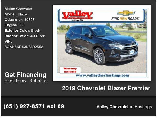 2019 Chevrolet Chevy Blazer Premier - - by dealer for sale in Hastings, MN