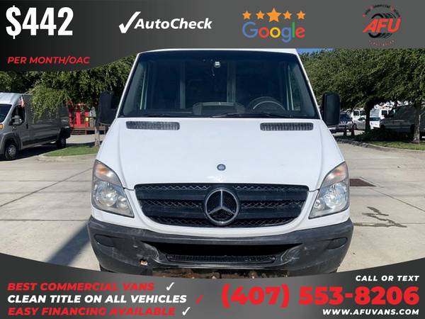 442/mo - 2012 Mercedes-Benz Sprinter 2500 Cargo Extended w170 w 170 for sale in Kissimmee, FL – photo 8
