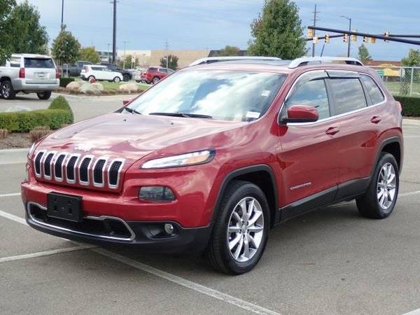 2014 Jeep Cherokee SUV Limited (Deep Cherry Red Crystal Pearlcoat)... for sale in Sterling Heights, MI – photo 4
