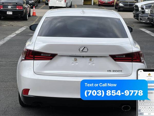 2016 LEXUS IS 200T 6 MONTHS WARRANTY INCLUDED - - by for sale in MANASSAS, District Of Columbia – photo 4