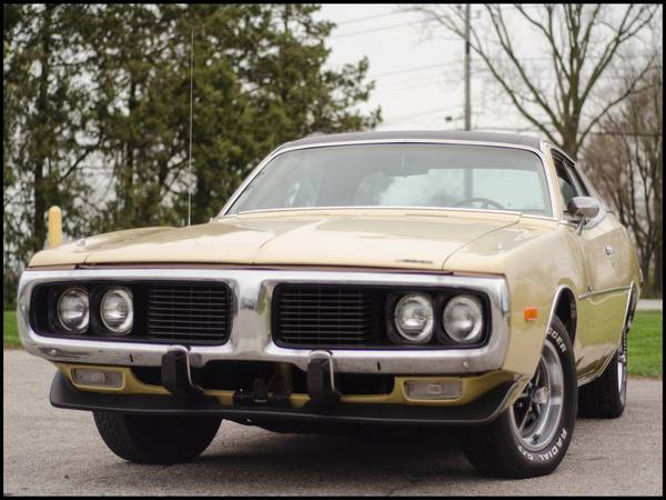 1973 *Dodge* *Charger* *2dr Coupe* BEIGE for sale in Cicero, IN – photo 4