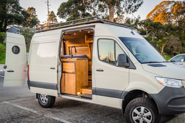 4x4 Sprinter Camper Van - 2020 Vehicle 2021 Conversion - cars & for sale in Santa Cruz, CA