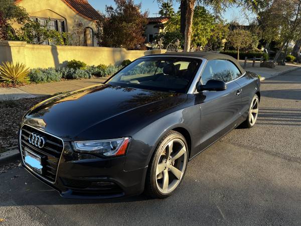 2014 Audi A5 Premium Cabriolet Plus 2D Convertible Midnight Blue for sale in Los Angeles, CA – photo 4