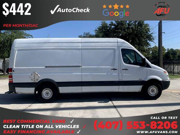 442/mo - 2012 Mercedes-Benz Sprinter 2500 Cargo Extended w170 w 170 for sale in Kissimmee, FL – photo 6