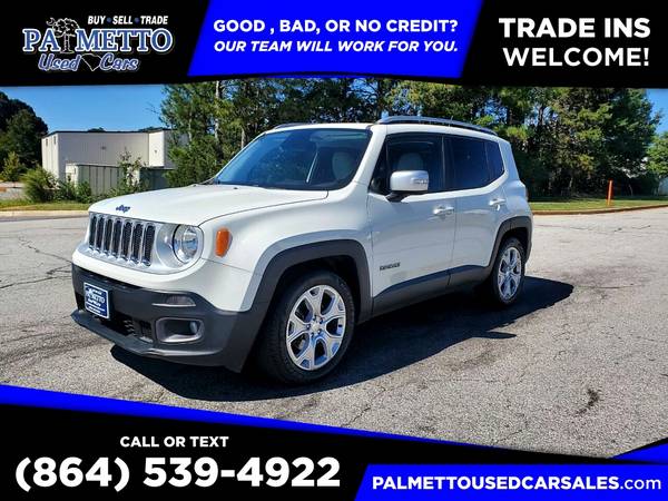 2016 Jeep Renegade LimitedSUV PRICED TO SELL! - - by for sale in Piedmont, SC