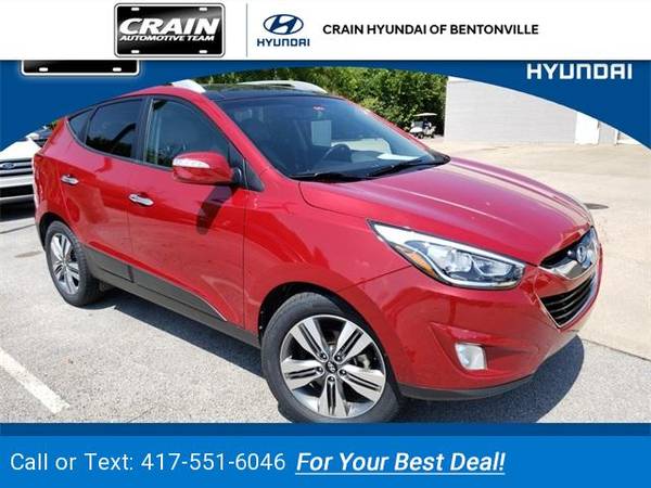2015 Hyundai Tucson Limited suv Garnet Red Mica for sale in Bentonville, AR
