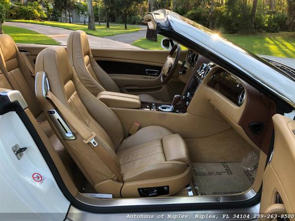 2007 Bentley GTC Convertible with 23,028 miles! 552 HP! Glacier -... for sale in Naples, FL – photo 16