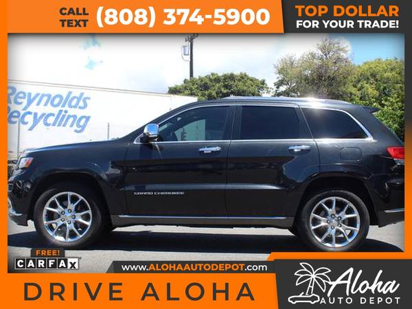 2014 Jeep Grand Cherokee Summit Sport Utility 4D 4 D 4-D for only for sale in Honolulu, HI – photo 3