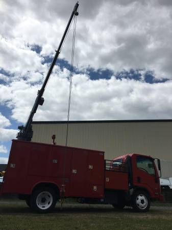 COMMERCIAL TRUCKS!! 2016 Isuzu NQR 11' Service Body- 3,200lb 16' Crane for sale in Palmetto, NY – photo 11