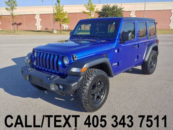 2019 JEEP WRANGLER UNLIMITED SPORT LOW MILES! HARD TOP! CLEAN... for sale in Norman, TX