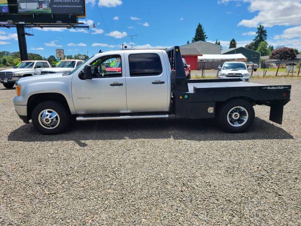 2012 GMC 3500 4X4 Dually Flat bed Duramax - - by for sale in Junction City, OR – photo 6
