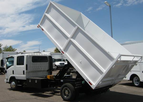 2008 Chevy W4500HD Crewcab (Isuzu NPR HD Crewcab) Dump Truck 14FT for sale in Mesa, AZ – photo 2