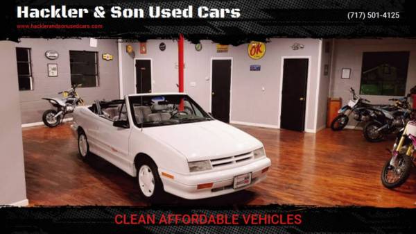 1991 Dodge Shadow ES Turbo Convertible - - by dealer for sale in Red Lion, PA