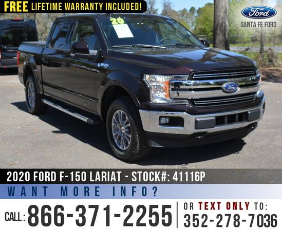 2020 Ford F150 Lariat 4WD Leather, Camera, F-150 4X4 Truck for sale in Alachua, AL