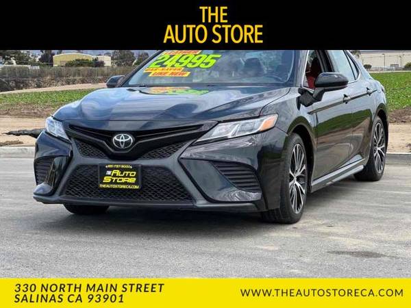 2018 Toyota Camry XLE sedan Midnight Black Metallic for sale in Salinas, CA