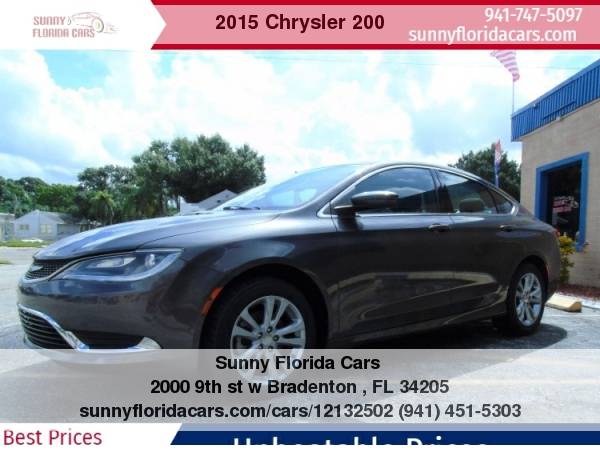 2015 Chrysler 200 4dr Sdn Limited FWD - We Finance Everybody!!! for sale in Bradenton, FL