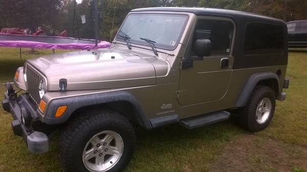 2004 wrangler unlimited for sale in Mount Pleasant Mills, PA